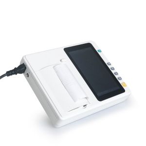 High solution digital mobile medical ecg machine 3 channel with touch screen