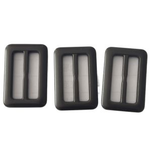 Coat Outerwear 2 Holes Polyester Buckles 18*14mm Dark Green