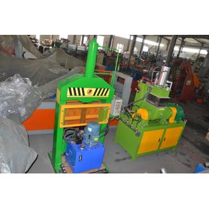 ISO Approved Hydraulic Rubber Cutting Machine With Safety Cover