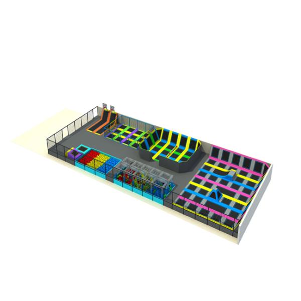 Residential Open Area Kids Trampoline Park Environmental Protection KP161213-C