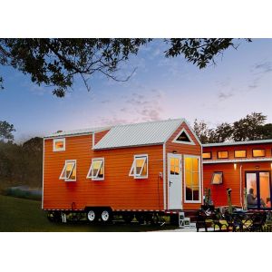 Camping Travel Trailer Integrated Prefabricated Tiny House Prefab Light Steel