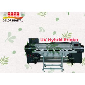 China High Quality 1.8m Hybrid UV Printer Flatbed and Roll to Roll UV Printing Machine for Advertising on sale China High Quality 1.8m Hybrid UV Printer Flatbed and Roll to Roll UV Printing Machine for Advertising on sale