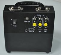 Portable solar home power center 10W system with hook, lighting and mobile