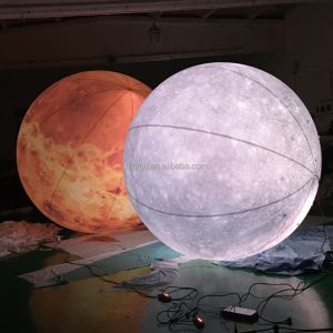 Hot Sale Led Light Giant Inflatable Moon moon bounce inflatable