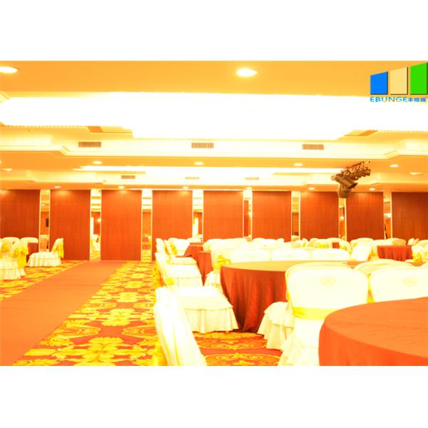 Melamine Decorative Soundproof Movable Partition Walls For Hotel Banquet Hall