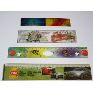 PLASTIC LENTICULAR custom design animation lenticular ruler 20cm 30cm plastic 3d