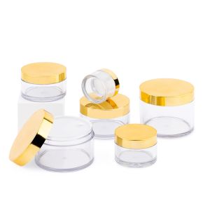 Customized Smooth Surface Cosmetic Jars Various Capacities Pressure Sensitive