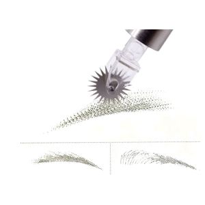 New Tattoo Semi-permanent 8MM/6MM Microblading Roller Fog Eyebrow Gear Needle,