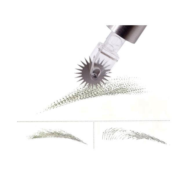 New Tattoo Semi-permanent 8MM/6MM Microblading Roller Fog Eyebrow Gear Needle,