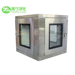 Corner Door Cleanroom Pass Box Stainless Steel Electronic Interlocking ISO14644