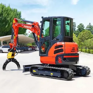 Toros 3.5 Ton Mini Excavator With Kubota Engine Micro Digger Mult Functions