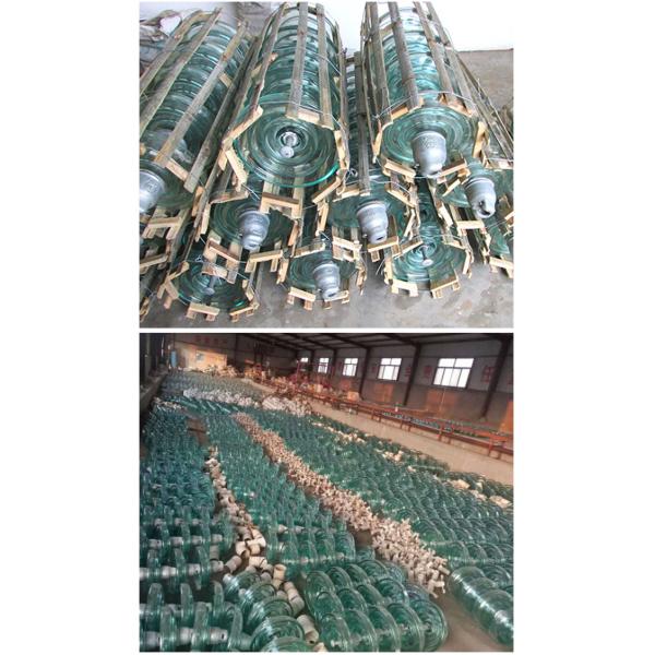 Standard Type 130kv Transmission Tools Anti Fouling Toughened Glass Suspension Insulator