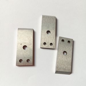 YG6X Custom Tungsten Carbide Blade With Three Hole For Cutting Textile
