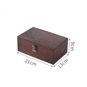 Antiwear Jewellery Wooden Box Packaging With Lock Leakproof Practical