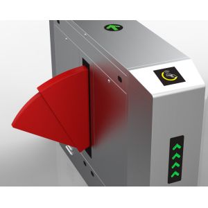 Controlled Access Flap Barrier Access Control System Electronic Turnstile Gates