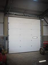 40mm Panel Overhead Sectional Door 3000x4000 Coated Steel Sandwich Automatic