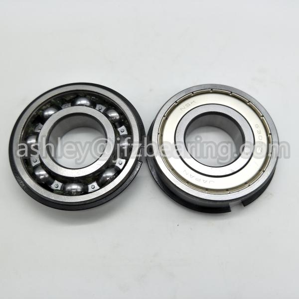 Buy NSK Bearing 6307ZNR Single Row Deep Groove Radial Ball Bearing with Snap Ring, Normal Clearance, Steel Cage, 35 mm Bore at wholesale prices