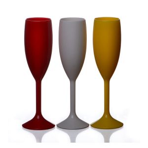 Reusable Plastic Champagne Glass Acrylic Champagne Flutes for Hotel
