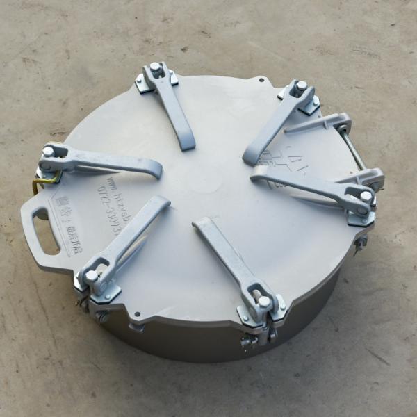 Aluminum Alloy Six Claw Quick Open Stainless Steel Manhole Cover With Modified Rubber Seal Material