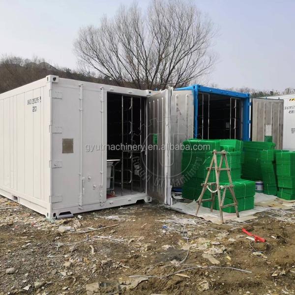 Buy Green Hydroponic Animal Fodder Growing Machine for Fodder Growth 650 KG Capacity at wholesale prices