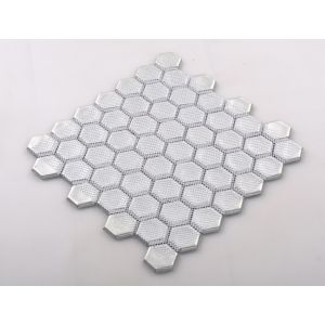 Latest Agglomerate Mosaic Tile with Hexagon Shape