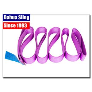 China Timber Industry Soft Lifting Slings , Reuseable Cargo Lifting Belt 2 Mtr X 1 Ton SWL on sale