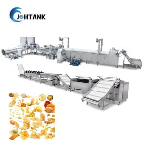 SS304 Fully Automatic Potato Chips Making Machine Banana Frozen Fried