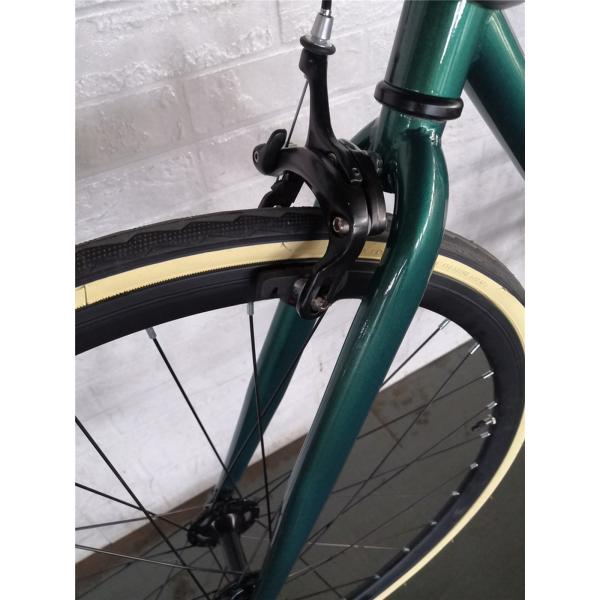 Double V Brake 700c Bullhorn Handle Bar Fixed Gear Bike for Adult Retro Vintage Classic