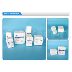 China High Softness 100% Cotton Absorbent Gauze Swab For Medical Products on sale