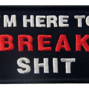 Embroidery Polyester Velcro 5cm Tactical Patch For Vests Bags