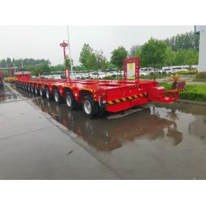 Lowboy Steering Extendable Tank Body Transporting Windmill Tower Section