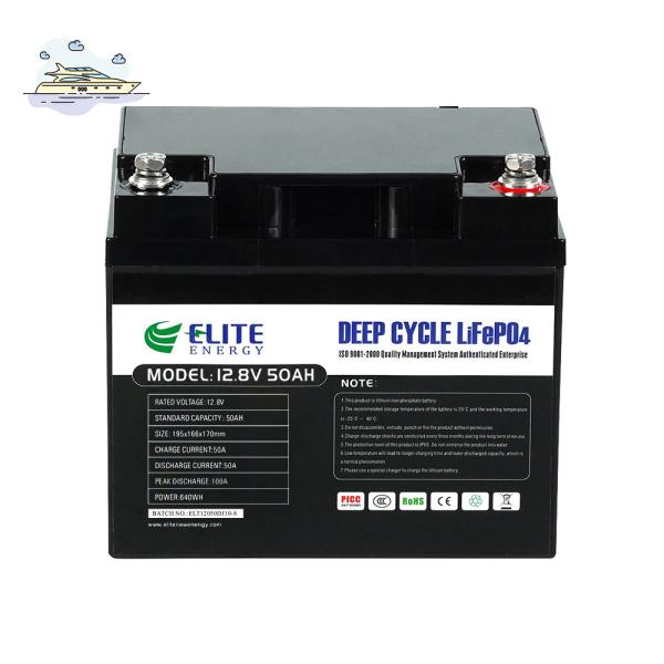 Buy Deep Cycle 12.8V 50Ah 12V LiFePO4 Battery For Power And Solar Storage System at wholesale prices