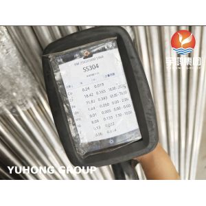 A213 TP304 Stainless Steel Bright Annealed U Bend Tube Seamless