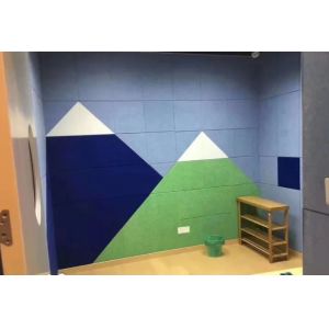 Fireproof Acoustic Polyester Fiber Board Multiscene Harmless