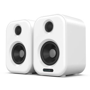 Buy cheap White Bluetooth Bookshelf Speakers 50W Rated Power Multipurpose from wholesalers