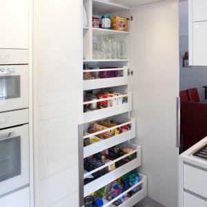 Modern Prefab Kitchen High Gloss Lacquer Cabinets Luxury Flat Panel White