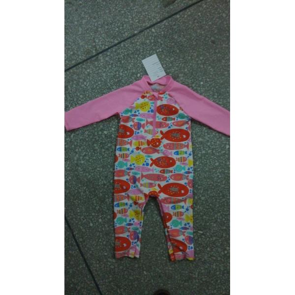 Buy 80%polyamide;20%elasthane baby's swimsuit for printed at wholesale prices