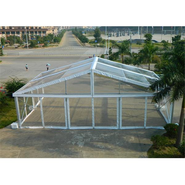 Beautiful Wedding Party Clear Roof Tent , Sun Proof Clear Frame Canopy Tent