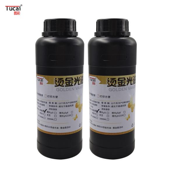 Wear-resistant Scratch-resistant Waterproof UV Bronzing Varnish For Glass Tiles Wallpaper Leather