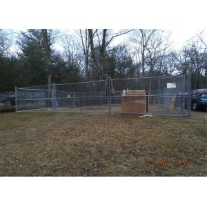 8'x12' temporary chain link fence panels diameter wire 11.5ga chain link mesh 2"