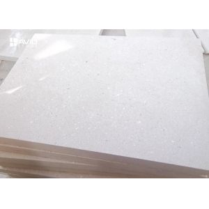 White Smooth Sandstone Wall Tiles , Sandstone Cladding Panels Stable Structure