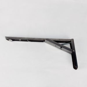 350mm Brushed Stainless Steel Fold Down Desk Brackets