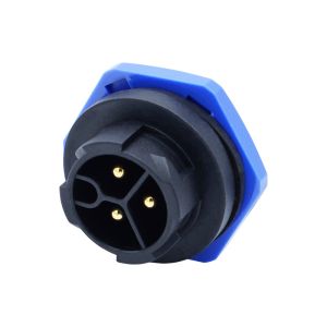 M12 Electronic Waterproof Connector 10A With Self-Locking Plug