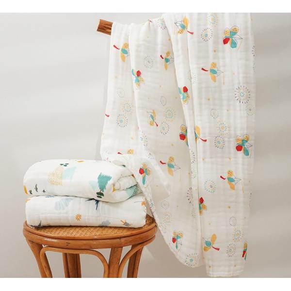 Buy Combed Cotton Multilayer Crinkle Gauze Blanket Soft Gauze Fabric at wholesale prices