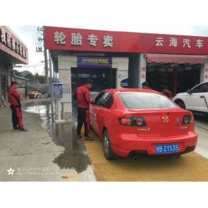 5 Brushes Air Dry Rollover Car Wash Machine OEM For Gas Station