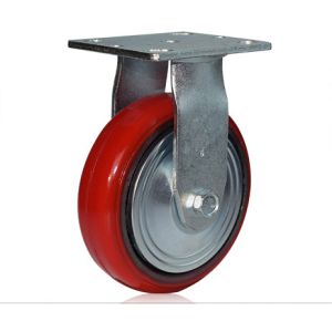 6 Inch Stackable Folding Wire Container With 4 Swivel Caster Zinc Plated