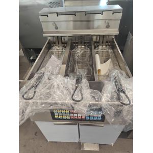 3 Pots 3 Baskets 21KW Electric Digital Open Fryer