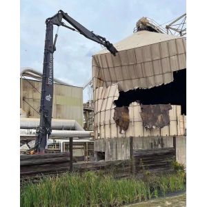 China Q355B Q690D High Reach 28m Long Reach Arm Demolition Boom For Excavators on sale