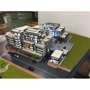 Buy cheap Miniature Architecture House Model White Internal Light 1 / 75 Scale from wholesalers