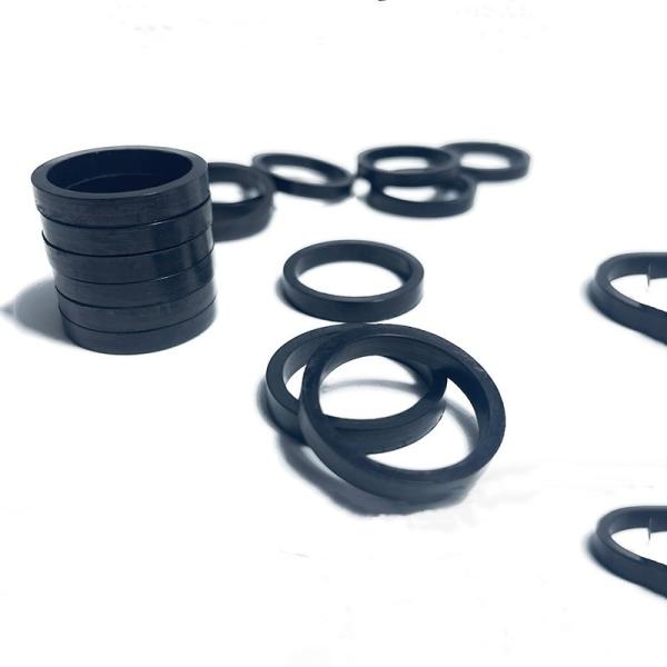 Buy Customized Nitrile Rubber Ring Oil Resistant NBR Sealing Ring Black Silicone Flat Gasket Rectangular at wholesale prices